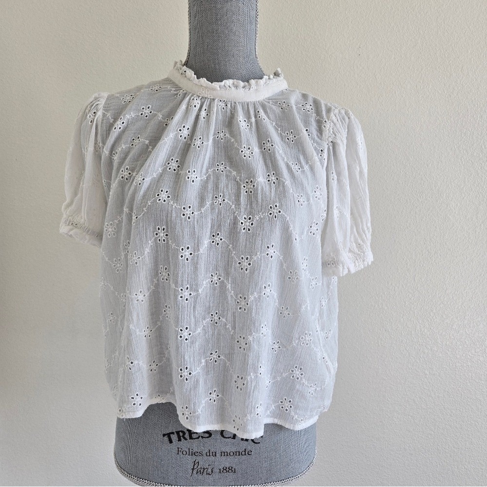 Free People Letters To Juliet Top in White size XS - Picture 3 of 16